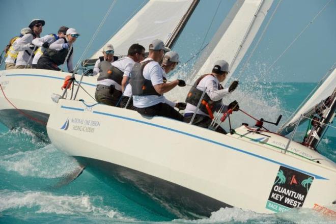 Tight start action in the Flying Tigers - Quantum Key West Race Week © Quantum Key West Race Week / PhotoBoat.com